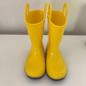 Bright Yellow Rain Boots